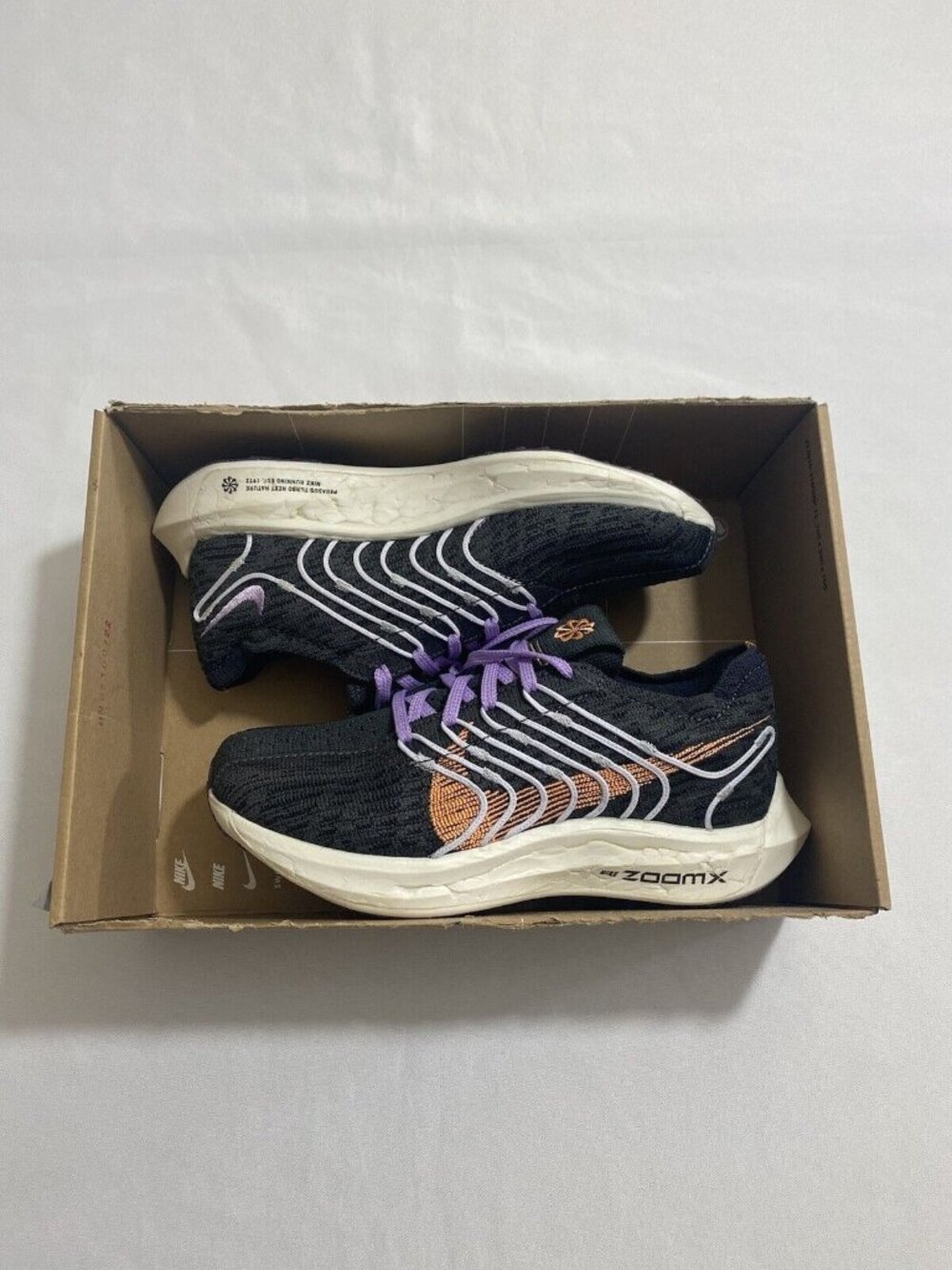 New Women’s Size 5 Black Nike Pegasus Turbo Next Nature Running Shoes DM3414 003